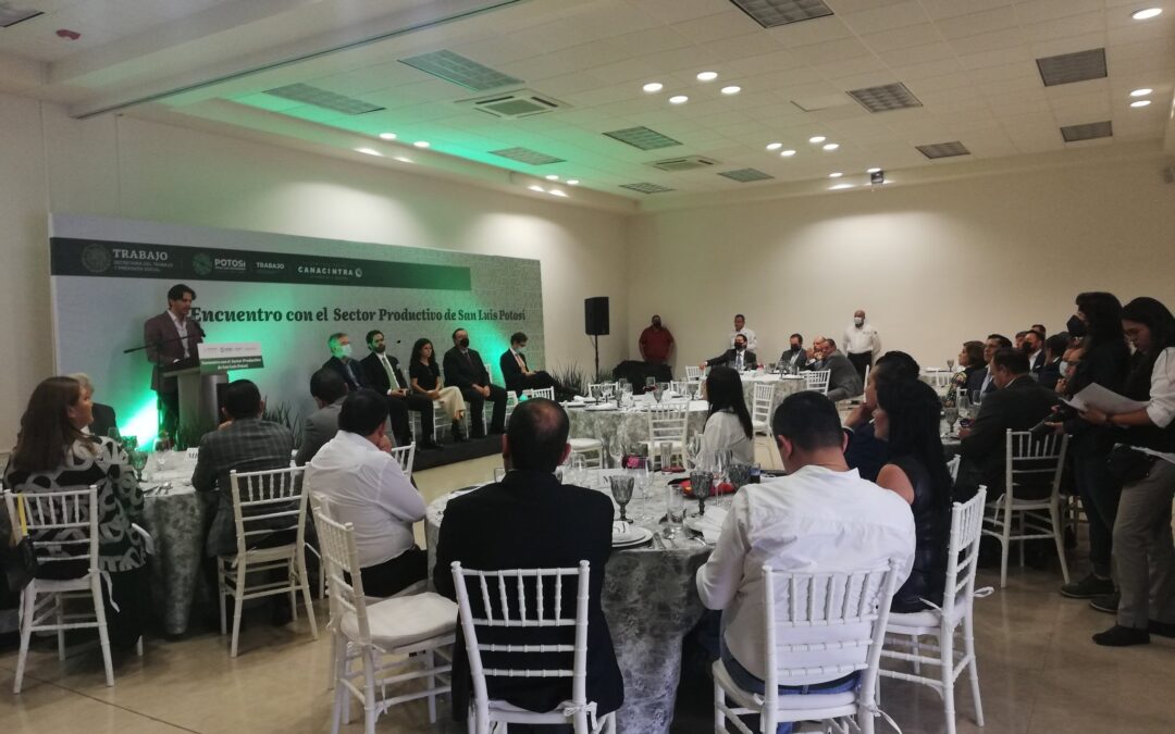 Se reunen varios sectores para hablar del motor del desarrollo económico de SLP en Canacintra